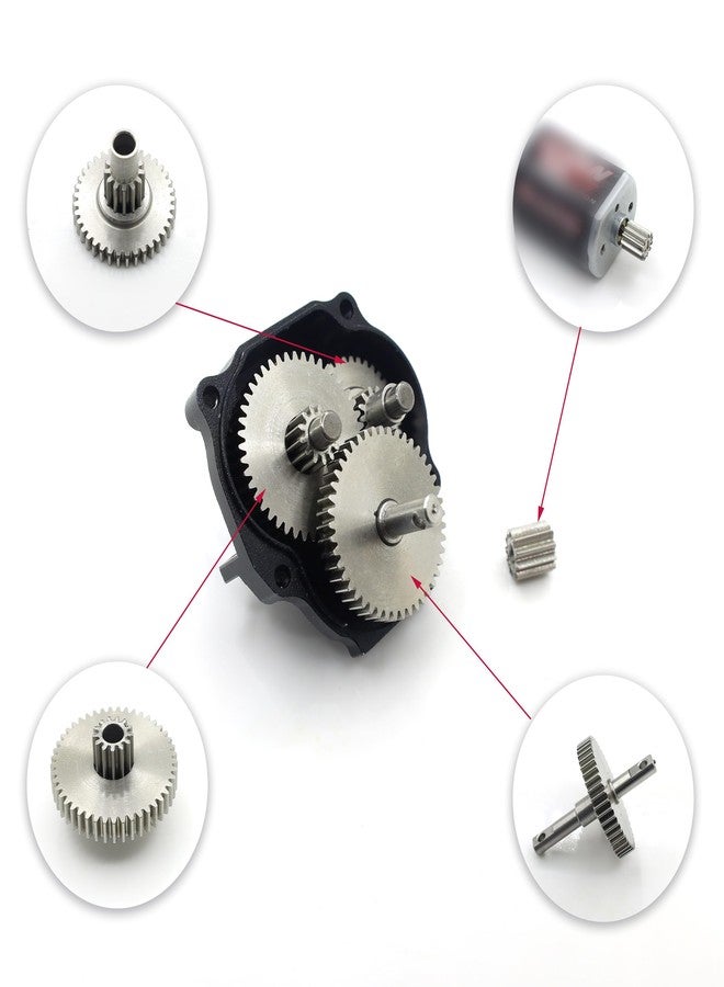 Raflot Stainless Steel 9.7:1 Overdrive Transmission Gear Set with 11 Tooth Motor Pinion for TRX4M 1/18 RC Crawler Car Upgrade - Image 4
